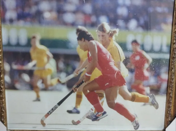 기증자 박순자씨 하키선수 활동 당시 모습. 한국장기조직기증원 제공