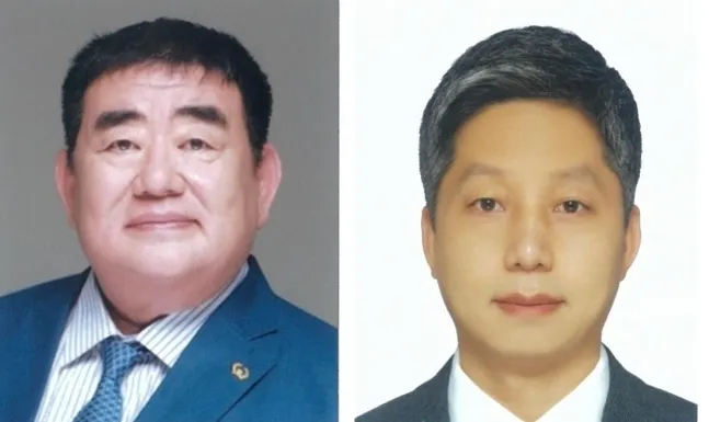 대한유도회장 선거에 나선 조용철(왼쪽), 강동영 후보. 대한유도회 제공