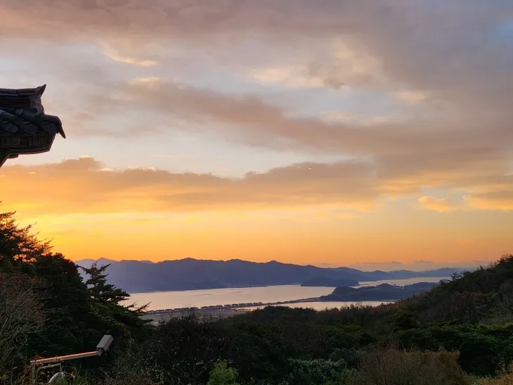 강진 만덕산과 백련사 일원 풍경