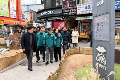 “찾고 싶은 전통시장 만들자”…김길성 중구청장, 설 앞두고 시장 안전 및 민생 점검