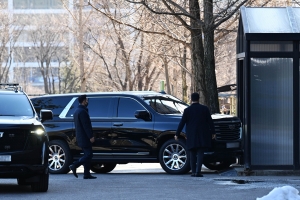 공수처 도착한 윤 대통령