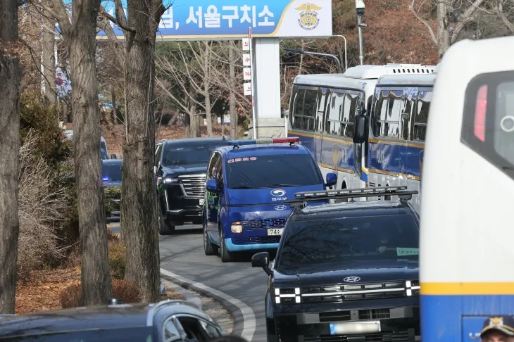 윤석열 대통령, 구속심사 위해 서울구치소 출발