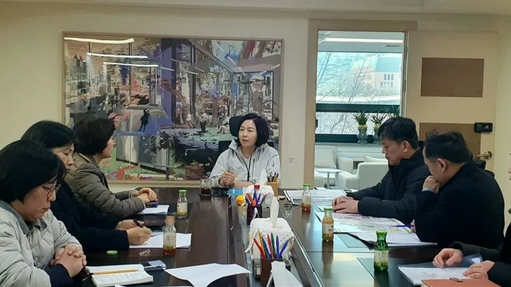 지난 17일 김경 위원장 주재로 열린 마곡 유보지 활용 관련 간담회(SH공사 및 산업입지과 참석)