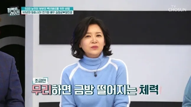 TV조선 예능 ‘퍼펙트 라이프’ 방송화면 캡처