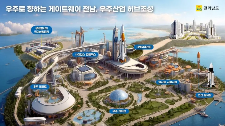 ‘고흥 우주발사체산업 클러스터’ 조감도