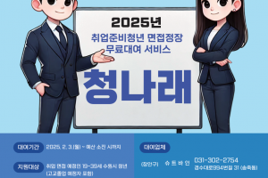 수원시, ‘면접 정장을 무료로 빌려드립니다’···19~39세 청년 대상