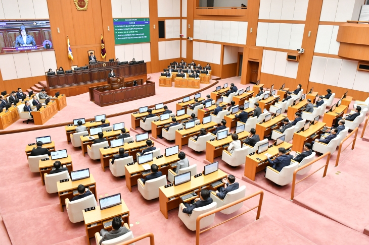 부산시의회 본회의장(부산시의회 제공)