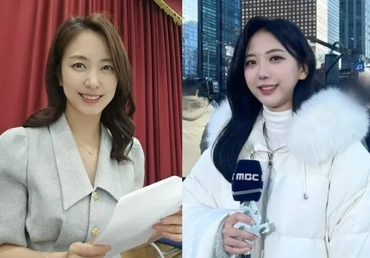 전 MBC 기상캐스터 배수연(왼쪽)과 고 오요안나. 인스타그램 캡처