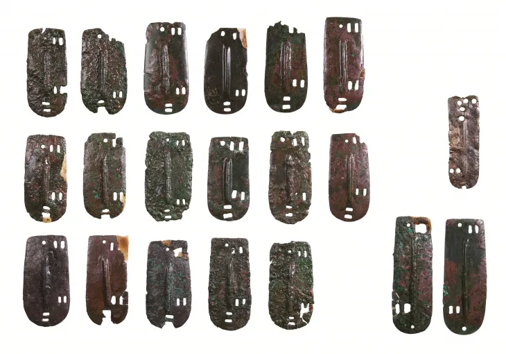 히타이트의 수도 하투샤에서 출토된 비늘 갑옷 편. 서울시 제공