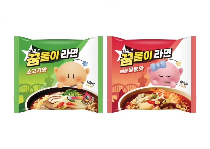대전시와 지역 중소기업이 협업해 개발해 5월 출시 예정인 꿈돌이 라면 디자인(가안). 대전시