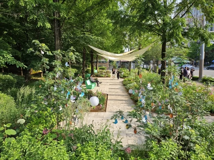 서울 강동구 강일동 ‘치유의 정원’ 모습. 강동구 제공