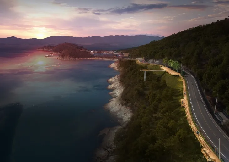 완도군 가리포 노을길 조성 사업 조감도