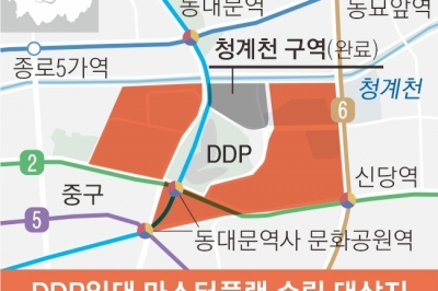 서울 DDP 일대 도심권 랜드마크로 변모한다