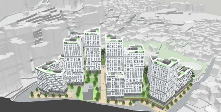 서울 용산구 원효로4가 71 모아타운 조감도. 서울시 제공