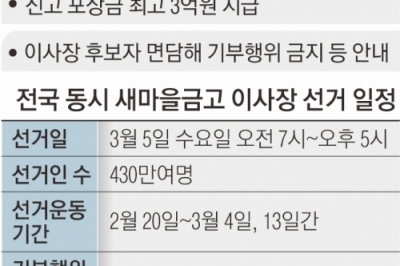 후보자 기부행위 금지… 지위 이용한 선거운동도 허용 안 돼