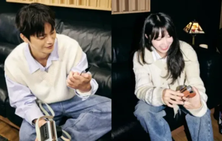 배우 서인국(왼쪽)과 그룹 에이핑크 정은지. 인스타그램 캡처