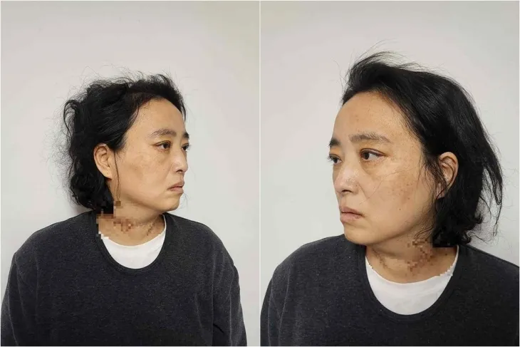 대전의 한 초등학교 내에서 김하늘(7)양을 살해한 혐의를 받는 명재완(48)씨의 신상이 공개됐다. 사진은 명씨의 좌우 모습. 대전경찰청 제공