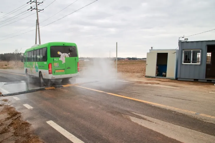 영암군 구제역 방역초소