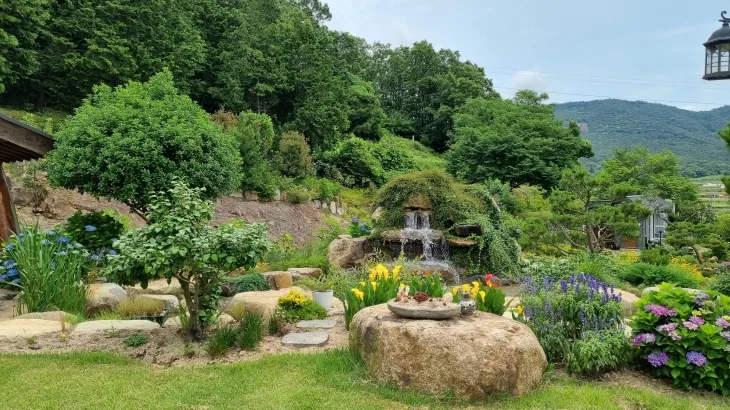 해남군 비원 한울정원 전경