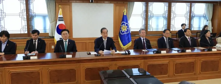 한덕수 대통령 권한대행, 국무위원 간담회
