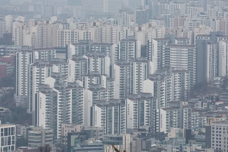 서울 시내 아파트 등 주거단지의 모습. 연합뉴스