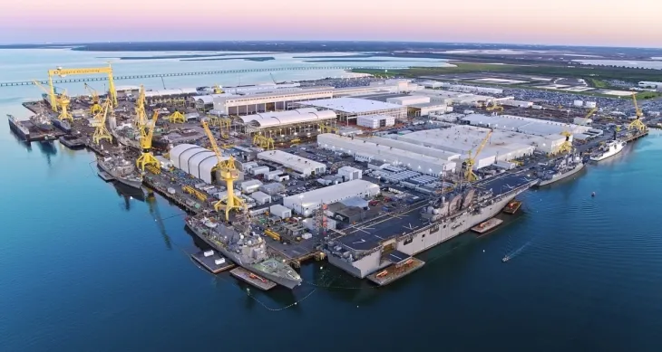 미국 미시시피주 파스카골라 잉걸스 조선소 전경. 잉걸스 조선소 홈페이지 캡처