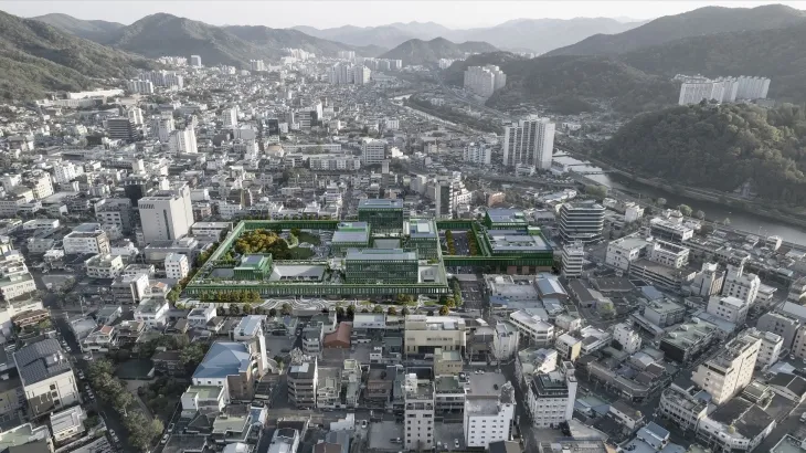 순천시청 신청사 조감도