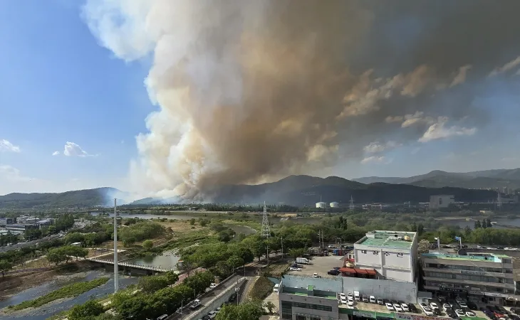 ‘대구 산불’ 치솟는 연기