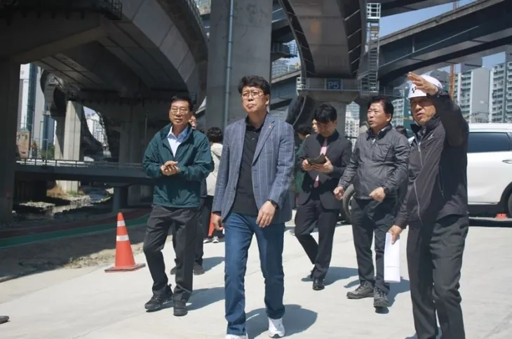 준공 전 주민참여 합동점검(정릉천 진·출입로 신설부)