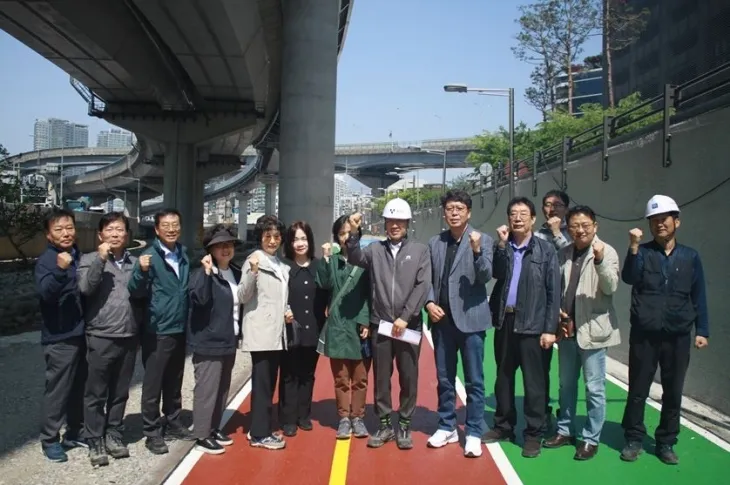 준공 전 주민참여 합동점검(정릉천 환경정비 구간)