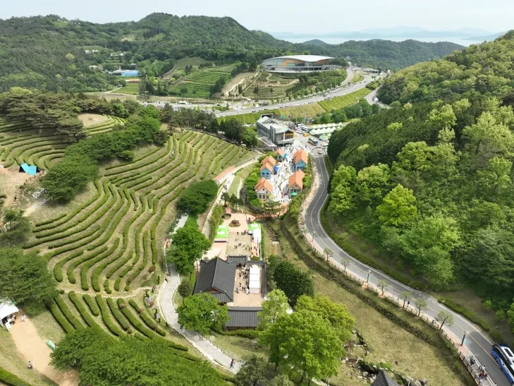 한국차문화공원 행사장 전경