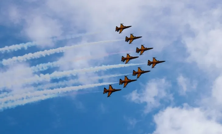 보성군민의 날과 함께 열리는 개막식에서는 블랙이글스 에어쇼가 준비돼 있다.