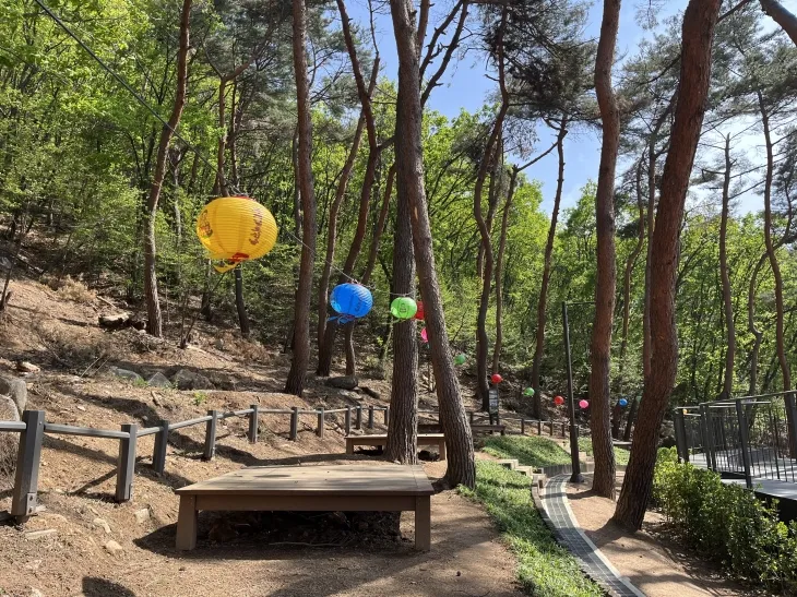 숲속 명상 쉼터. 서울시 제공