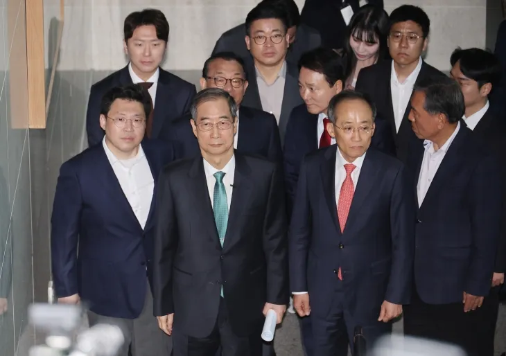 한덕수 전 총리, 이정현-추경호와 함께