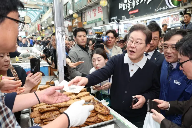 지역화폐 사용하는 이재명 후보