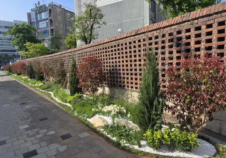 서울 광진구 구의3동 546-3에 조성된 매력정원. 광진구 제공