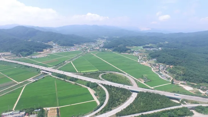 강원경제자유구역 망상1지구 전경.  강원경제자유구역청 제공