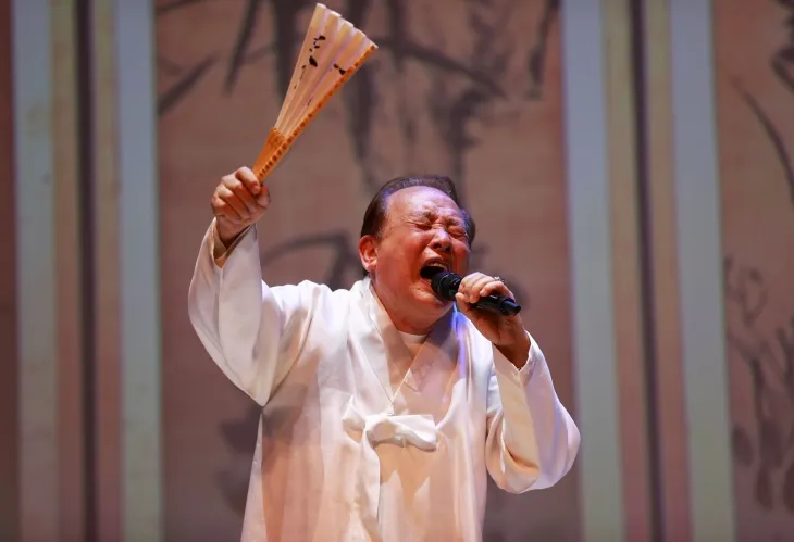 조상현 국창의 특별 공연 모습