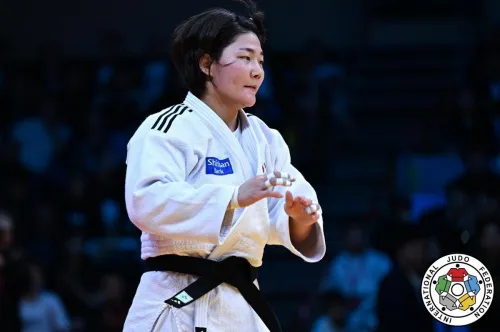 여자 유도 78kg급 기대주 김민주. 국제유도연맹 홈페이지 캡처