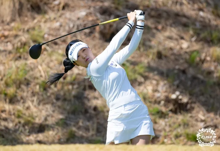 이예원, 2번 홀 티샷