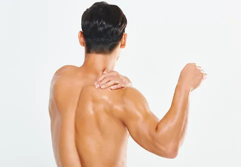 근육질 남성 이미지. 아이클릭아트