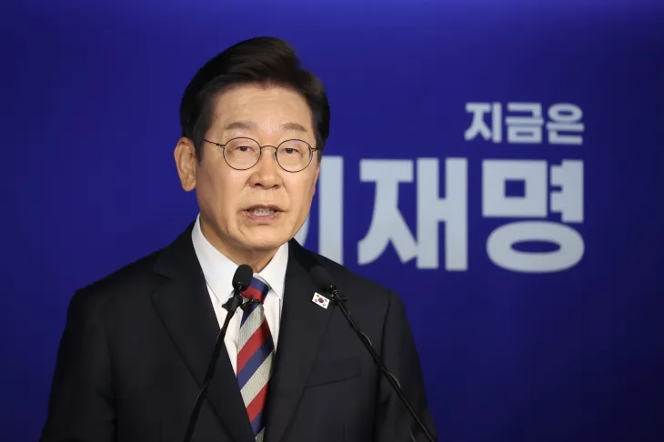 이재명 대선후보 기자간담회