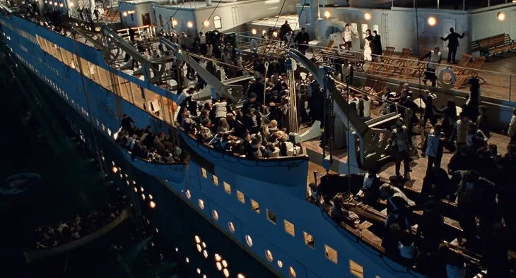 영화 ‘타이타닉’(1997)의 한 장면. 자료 : 20세기 폭스