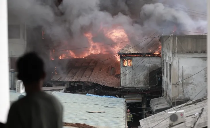 을지로 건물서 화재