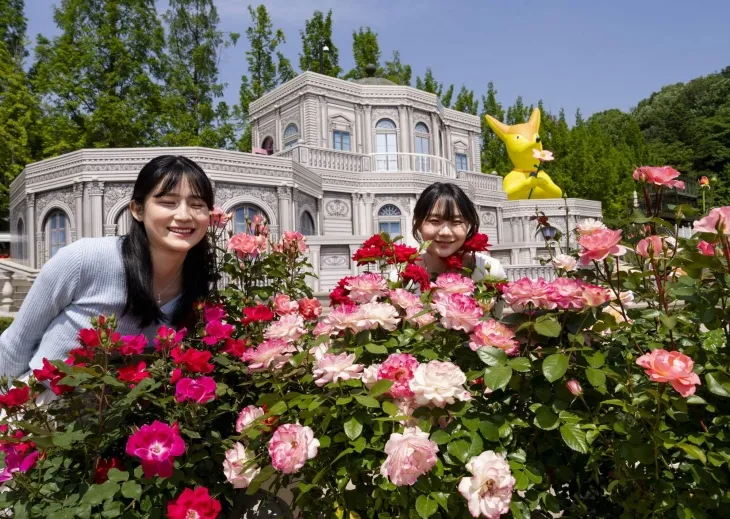 에버랜드 로로티 장미축제 ‘장미성’ 전경. 에버랜드 제공