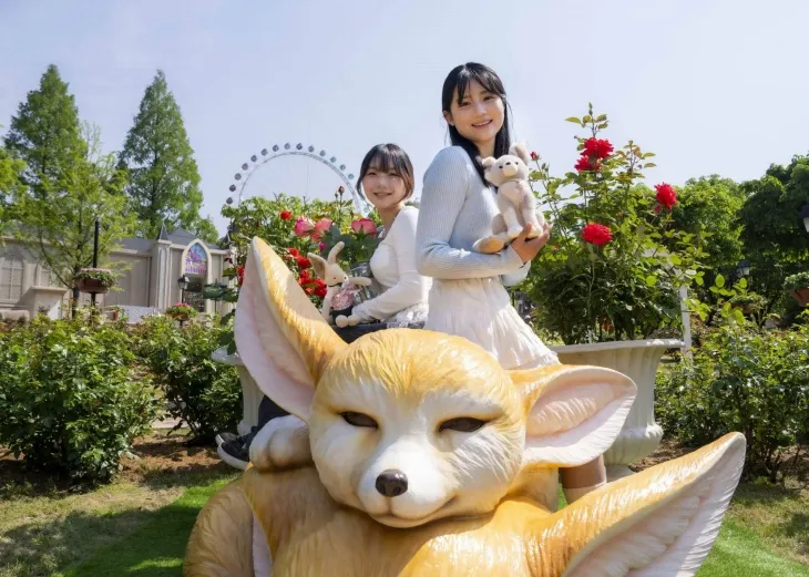 에버랜드 로로티 장미축제 사막여우 포토존. 에버랜드 제공
