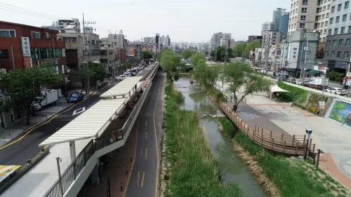 서울 관악구 별빛내린천 전경.   관악구 제공