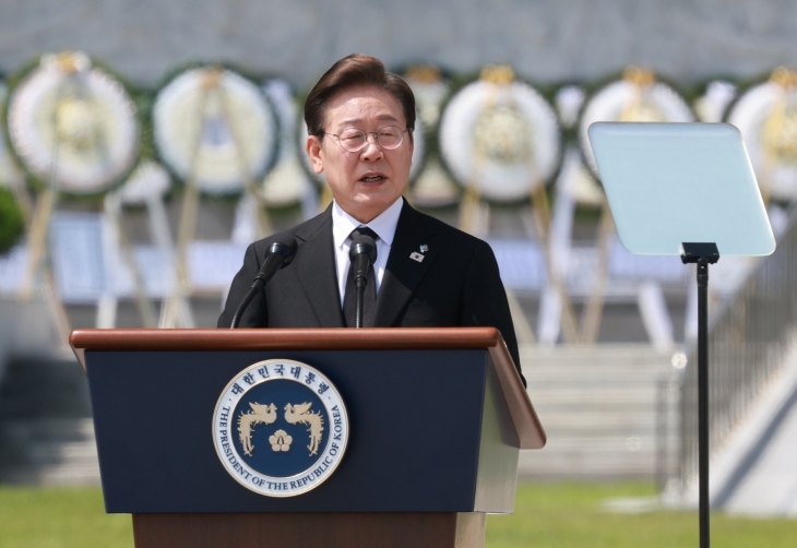이재명 대통령 현충일 추념사