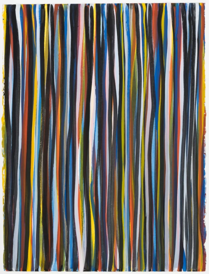 솔 르윗 , 붓놀림, 1994.