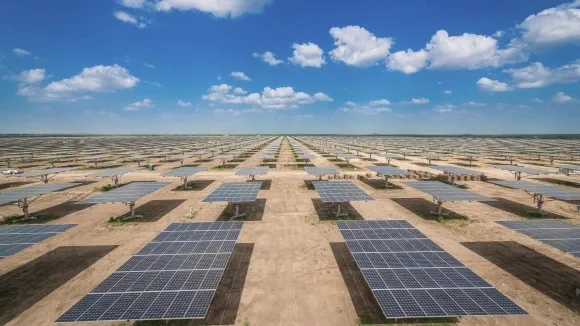 OCI홀딩스의 미국 자회사 OCI에너지가 미국 텍사스주에서 운영 중인 태양광 프로젝트 전경. OCI홀딩스 제공